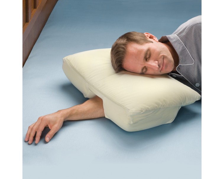 Stomach sleeper shop arm under pillow