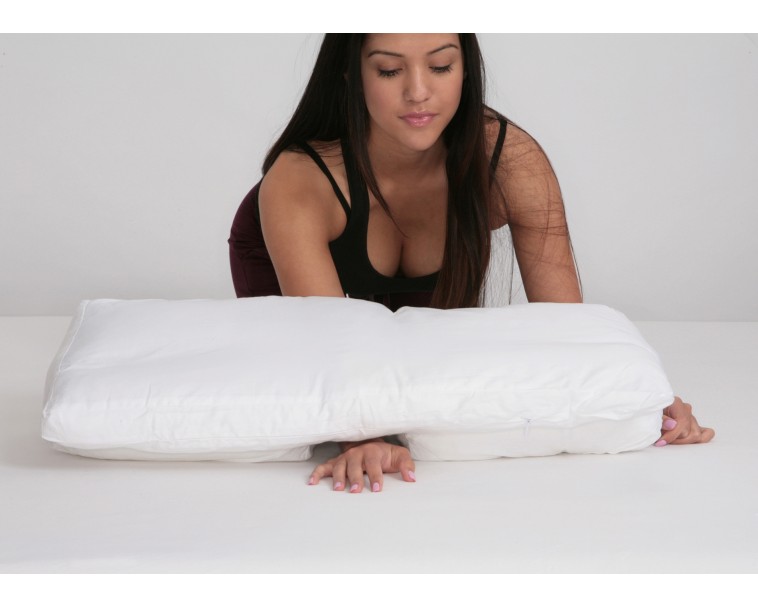 Better Sleep Pillow Gel PolyFiber Pillow – Patented Arm-Tunnel Design  Improves Hand And Arm Circulation – Neck Pain Relief – Perfect Side and  Stomach