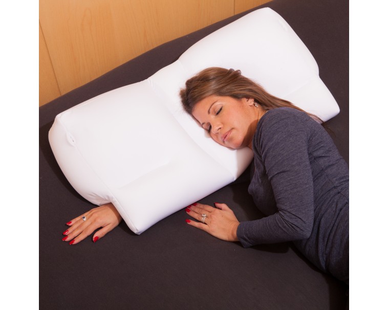 Wife Pillow - Medium Soft Support. Ergonomic Arm Holes Positioner. Bed Side Sleeper. Cervical Neck, Shoulder & Rotator Cuff Pain Relief. Fully