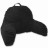 Microsuede Bedrest Pillow Black - W/Arms for Reading in Bed