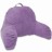 Microsuede Bedrest Pillow Lt. Purple - W/Arms for Reading in Bed