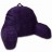 Microsuede Bedrest Pillow Purple - W/Arms for Reading in Bed