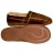 Men's Memory Foam Slippers - Brown -Faux Suede House Shoes (9-10 size)